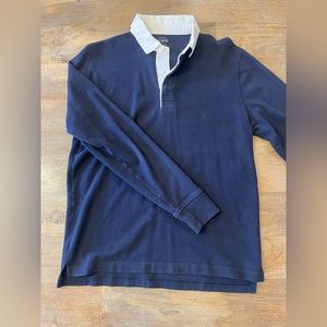 J. Crew Long Sleeve Rugby Polo